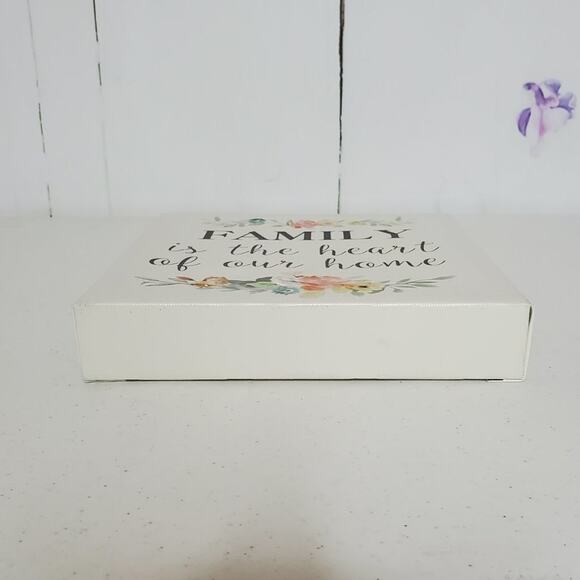 Inspirational Floral Square Canvas Wall Mount Art Painting - Picture 4 of 6